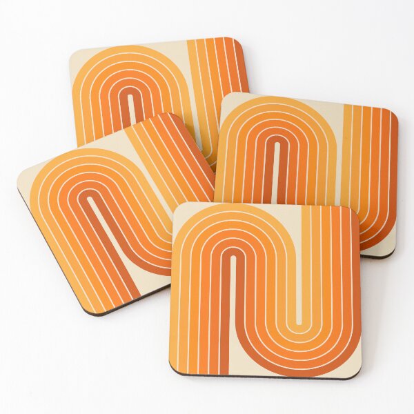Item preview, Retro Geometric Double Arch Design 596 designed and sold by tonymagnerart.