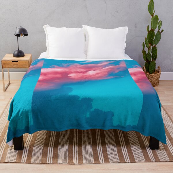 Item preview, Cotton Candy Pink & Blue Clouds  designed and sold by newburyboutique.