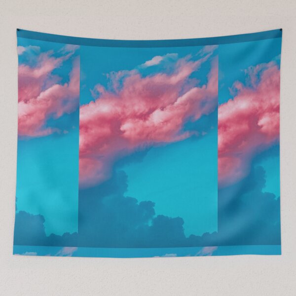 Item preview, Cotton Candy Pink & Blue Clouds  designed and sold by newburyboutique.
