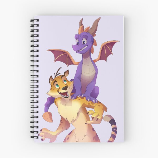 Item preview, Spyro and Hunter pals designed and sold by SeaSaltShrimp.