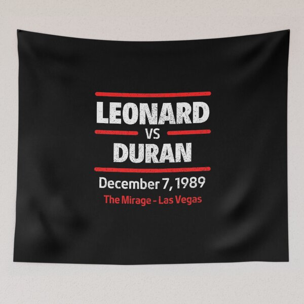 Aperçu de l'œuvre Mirage Las Vegas Vintage Sugar Ray Leonard Roberto Duran Combat de boxe créée et vendue par FOGODesigns.