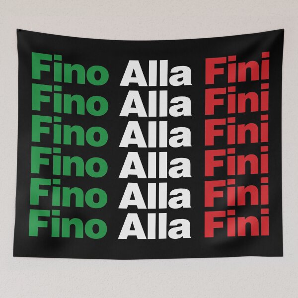 Aperçu de l'œuvre Fino Alla Fini Italiano Dire Citation Cazzo Italia créée et vendue par elhefe.