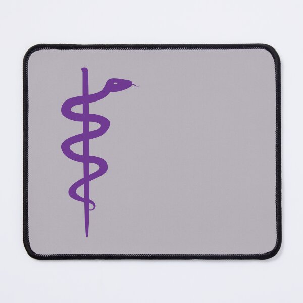Item preview, Rod of Asclepius Royal Purple Silhouette designed and sold by Artsy-Chemist.