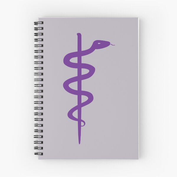 Item preview, Rod of Asclepius Royal Purple Silhouette designed and sold by Artsy-Chemist.