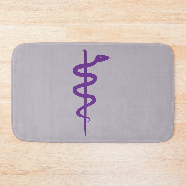 Item preview, Rod of Asclepius Royal Purple Silhouette designed and sold by Artsy-Chemist.
