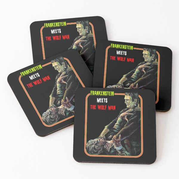 Item preview, Frankenstein Meets the Wolfman designed and sold by TeeARTHY.