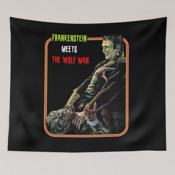 Artikelvorschau, Frankenstein trifft den Wolfsmann entworfen und verkauft von TeeARTHY.