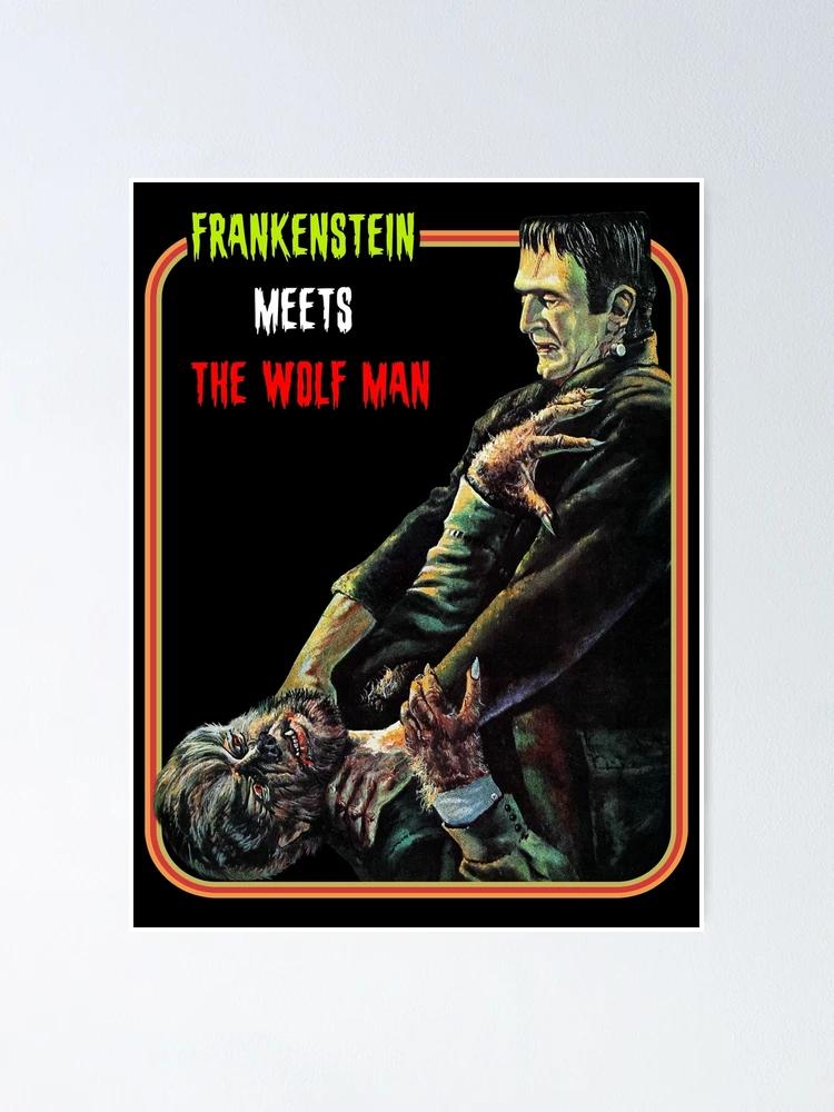 Original 1960s Frankenstein Meets the Wolf Man Vintage Super 8MM