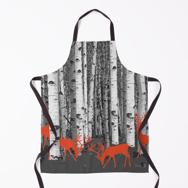 Item preview, Deer, wild animals, woodland animals in birch forest, perfect for puzzle, kids puzzle, Duvets, Comforters, Shower Curtains, desk mat designed and sold by Collagedream.