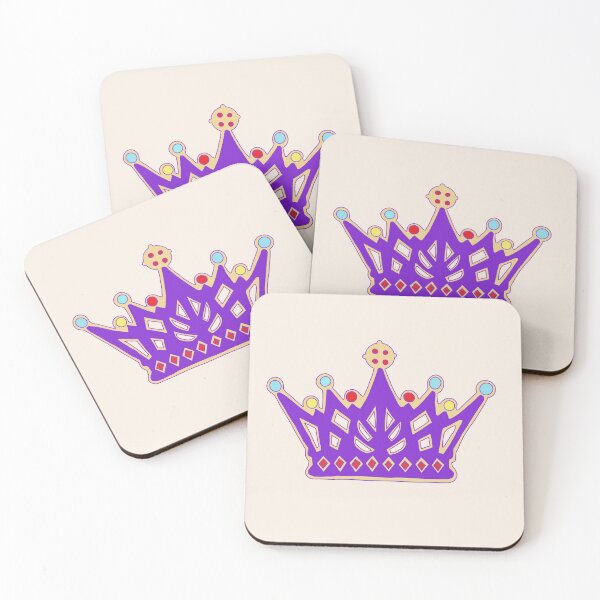 Item preview, Multi Coloured Jubilee Crown Purple Red Blue Royal Queen | Natropycals designed and sold by natropycals.