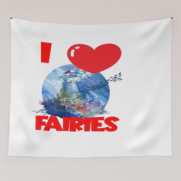 Item preview,  I Love fairies - Fairy Lighthouses designed and sold by davidmurtagh.