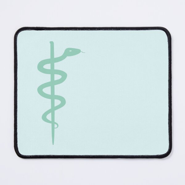 Item preview, Rod of Asclepius Mint Silhouette designed and sold by Artsy-Chemist.