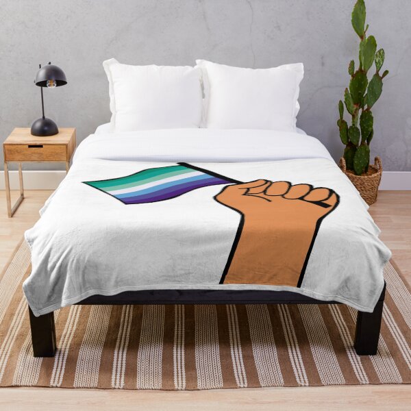 Item preview, mano de la bandera del orgullo de los hombres gay designed and sold by BThingies.