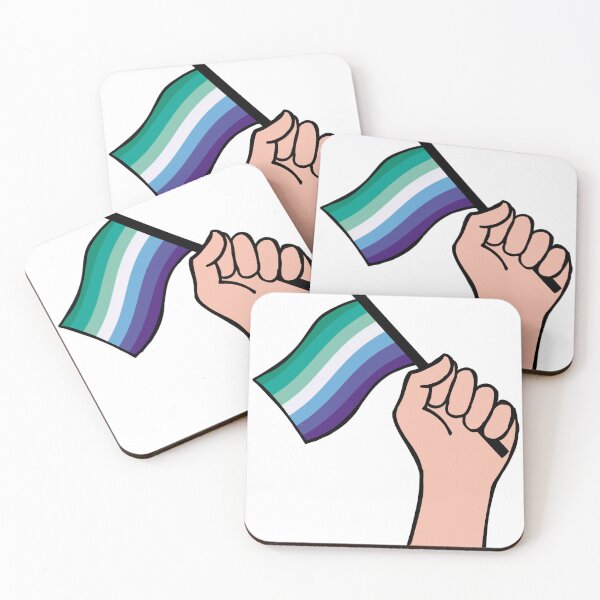 Item preview, gay men pride flag hand designed and sold by BThingies.