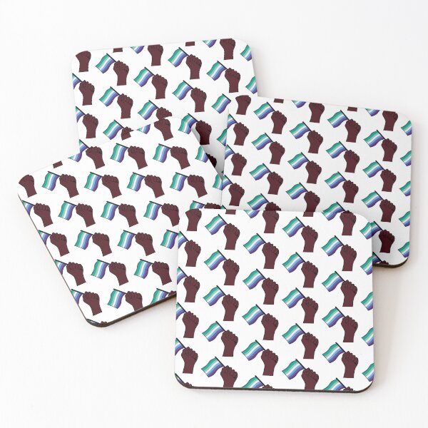 Item preview, gay men pride flag hand pattern designed and sold by BThingies.