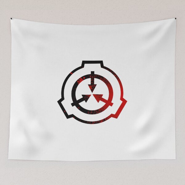 Item preview, SCP Foundation Blood Spattered Logo (Black) designed and sold by AvisEPICSWAG.