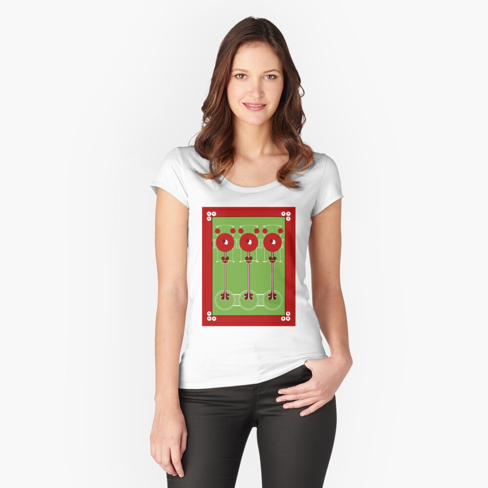 Item preview, Fitted Scoop T-Shirt designed and sold by mamiespaw.