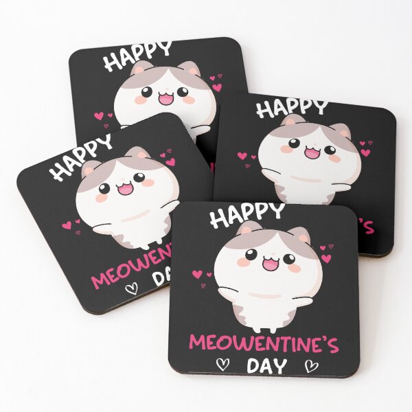 Item preview, Happy Meowentines Day Funny valentines day for cat Floor designed and sold by ANAS    HO.
