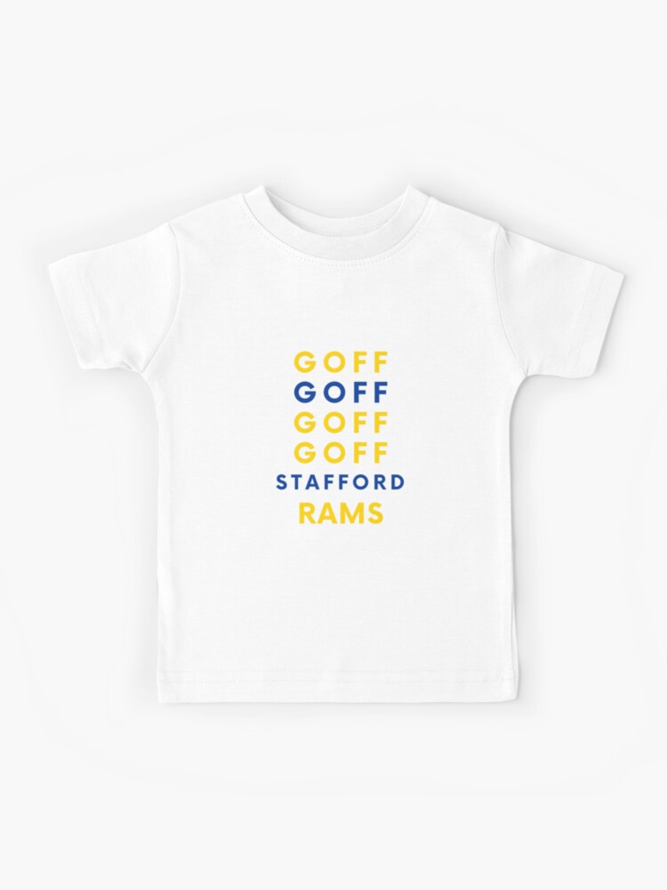 From Jared Goff To Matthew Stafford LA RAMS' Kids T-Shirt for Sale