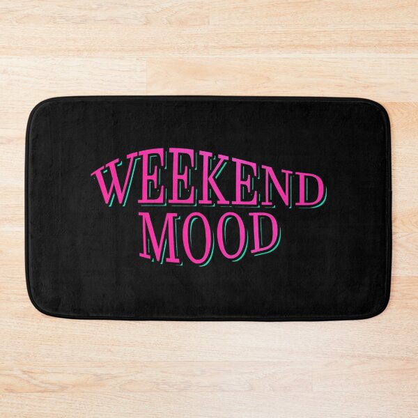 Item preview, Weekend Mood Cool Retro Quote Free Time Chill Day Off  designed and sold by sillyquestions.