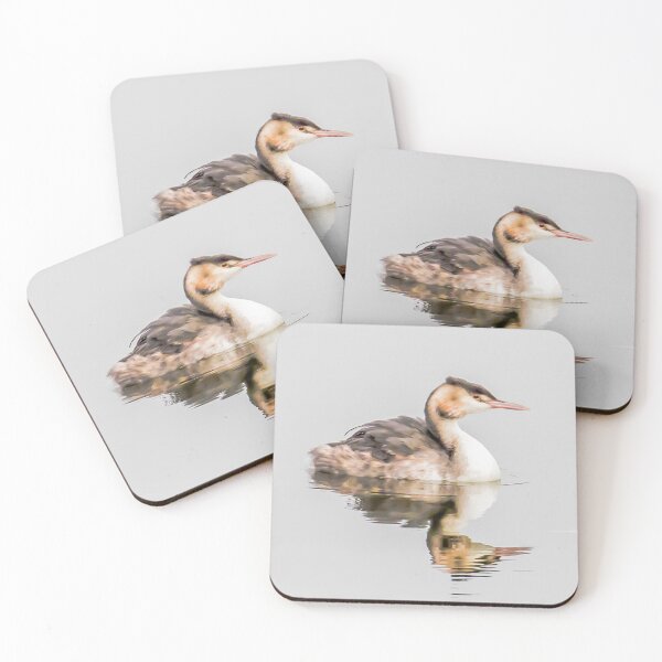 Item preview, Great crested grebe designed and sold by Susan Purveur.
