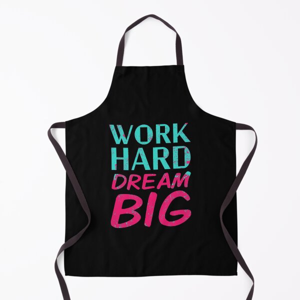 Item preview, Work Hard Dream Big Inspirational Quote Motivational Sayings designed and sold by sillyquestions.