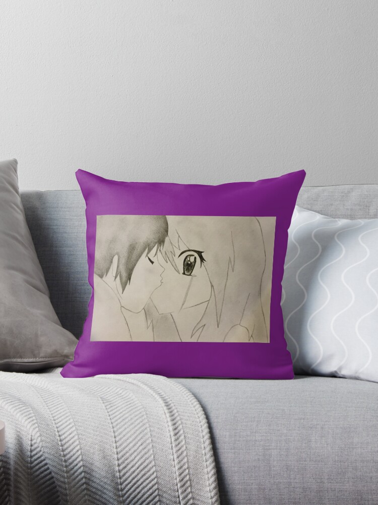 Cojín «Linda pareja de anime besándose» de NermyCupcakes | Redbubble Cojín «Linda pareja de anime besándose» de NermyCupcakes | Redbubble