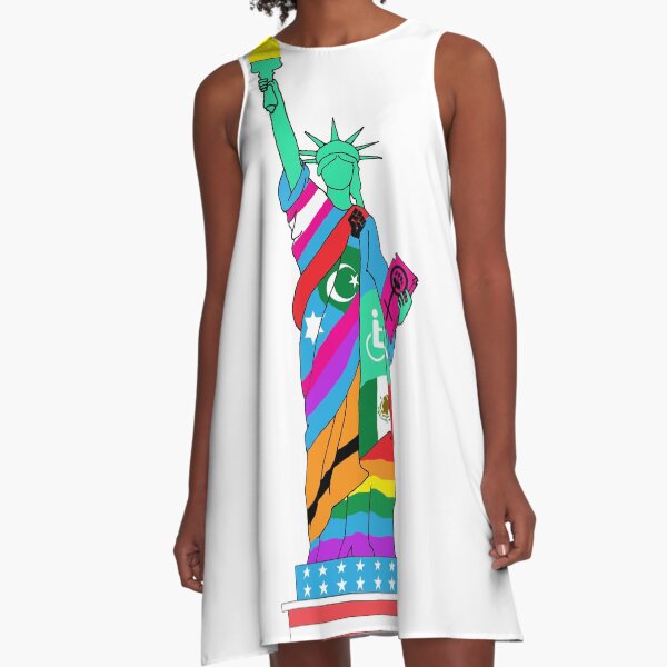 Liberty for All A-Line Dress