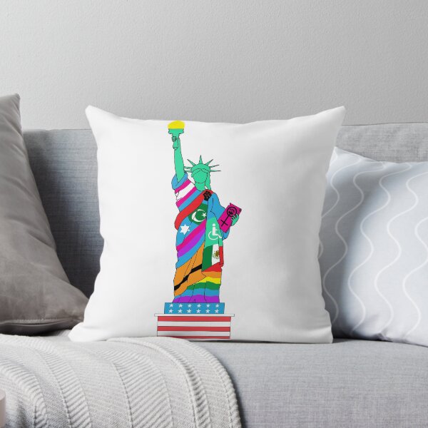 Liberty for All Throw Pillow