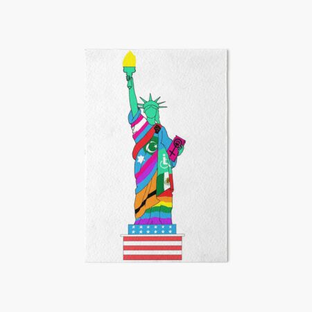 Liberty for All Art Board Print