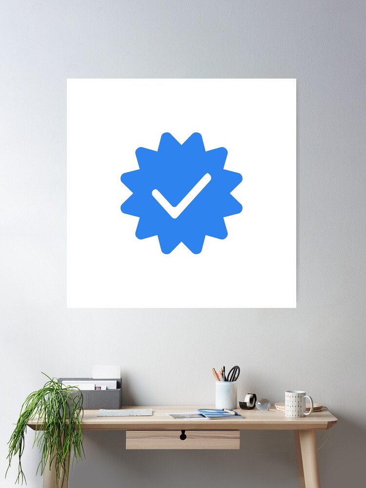 Instagram Verified Wall Art for Sale