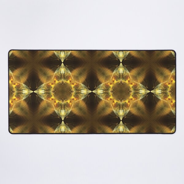 Item preview, 4-point star fractal in golds and browns designed and sold by effervescence.