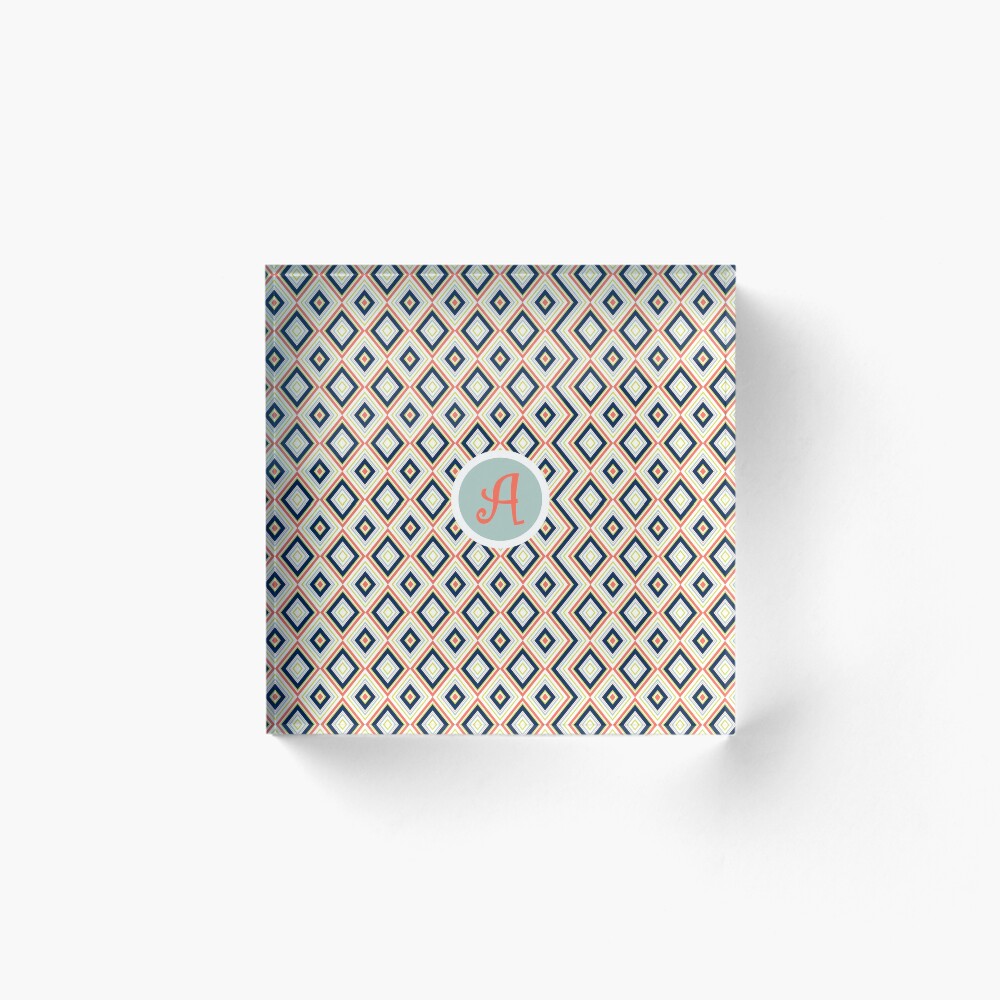 Item preview, Acrylic Block designed and sold by MonogramMonkey.