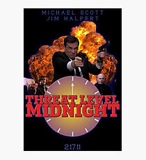 THREAT LEVEL MIDNIGHT POSTER Photographic Print