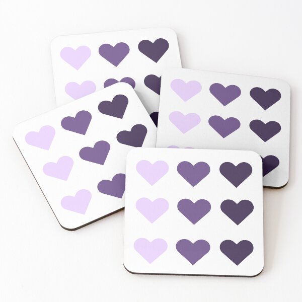 Aperçu de l'œuvre Coeurs violets créée et vendue par PurpleAdventure.