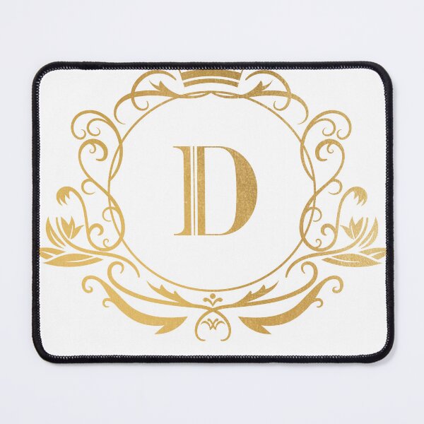 Artikelvorschau, Monogramm Buchstabe D Namen, Emblem | Gold entworfen und verkauft von rattob.