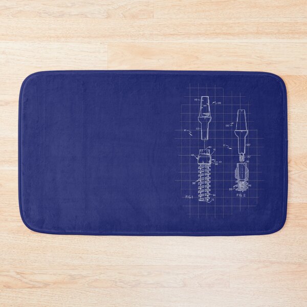 Item preview, blueprint implant, patent, technical drawing, dentist, dental technician, tooth designed and sold by PicturePatty.