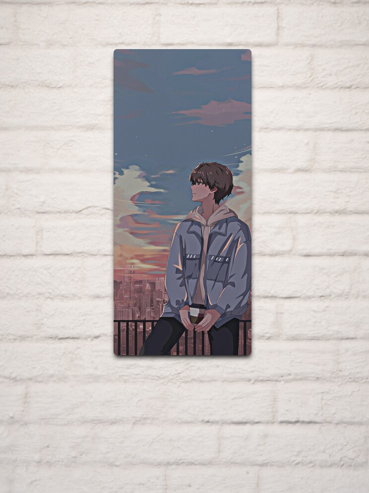 Cute Anime Boy Metal Prints for Sale