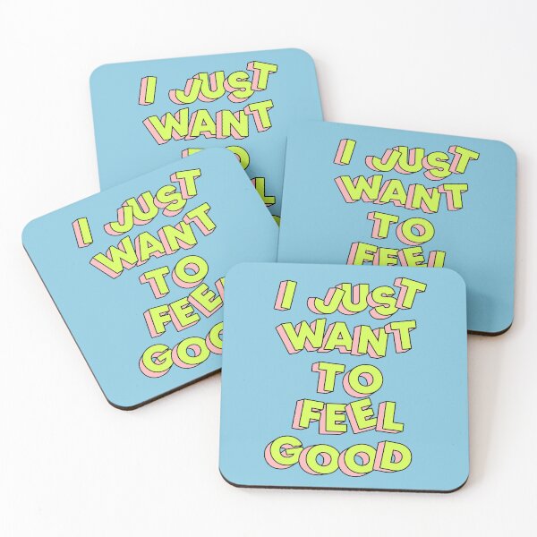 Item preview, Typography Quotes "I Just Wan't To Feel Good" designed and sold by fitalaa.