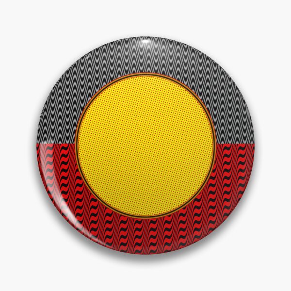 Item preview, AMAZING  AUSTRALIAN ABORIGINAL FLAG  ART EXPRESSION WITH DOTS AND WAVES-10. designed and sold by Ralek.