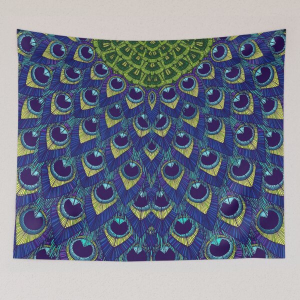 Item preview, Blue Peacocks designed and sold by Adeodunfaart.