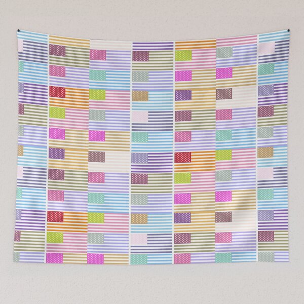 Item preview, USA Flags in Pastel designed and sold by Adidit.