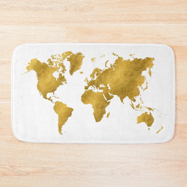 Item preview, Gold World Map | Elegant World Map | Stylish World Maps | Vintage Maps designed and sold by NORDIKART.