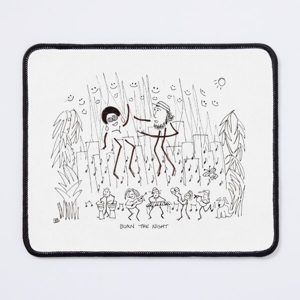 Item preview, Song Cartoon - Burn the Night designed and sold by fred rosenthal.