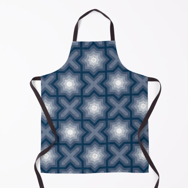 Item preview, Shades of Prussian Blue Marble Star designed and sold by PatternSalad.