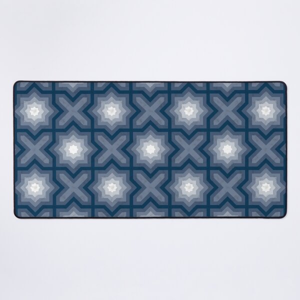 Item preview, Shades of Prussian Blue Marble Star designed and sold by PatternSalad.