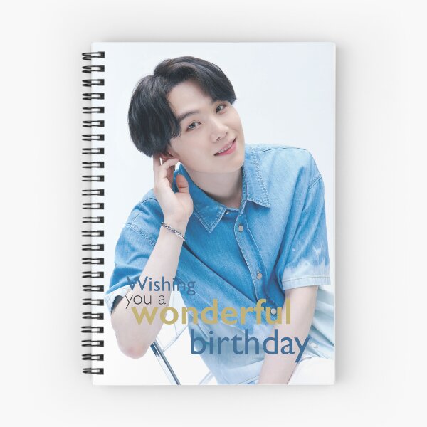 Item preview, Greeting card - Wishing you a wonderful birthday! - Yoongi Suga Agust D designed and sold by DutchNoonajoon.