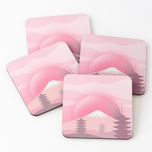Item preview, Red Horizon Snowy Mountain designed and sold by Strings  Stan.