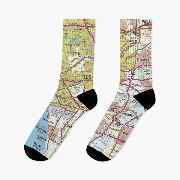 Item preview, Los Angeles Map designed and sold by StudioEmilia.