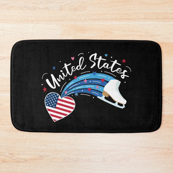 Item preview, Figure Skating USA (Black Background) designed and sold by TripleTriple.